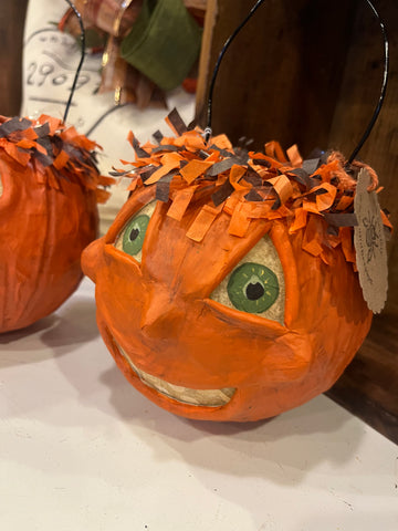 Handmade Papier-Mâché Bucket Lanterns