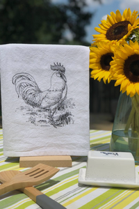 Rooster Tea Towel