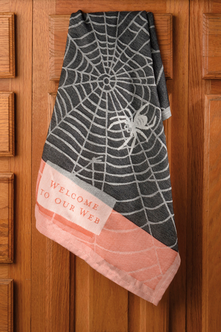 Welcome to Our Web Tea Towel
