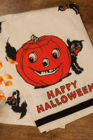 Happy Halloween Tea Towel