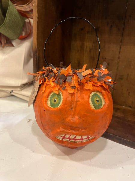 Handmade Papier-Mâché Bucket Lanterns