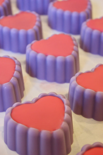 Paraffin-Soy Wax Melts (Frilly Heart)