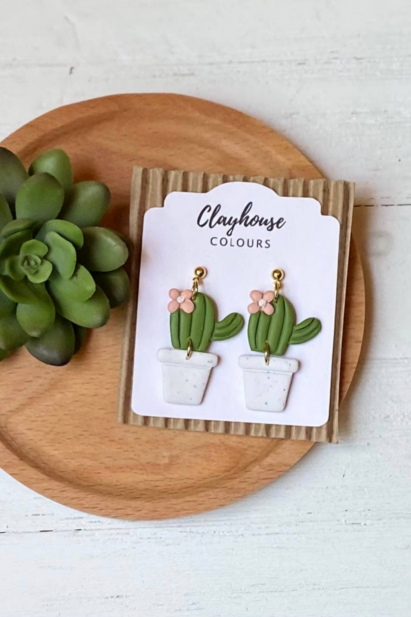 Pots n' Plants Clay Earrings