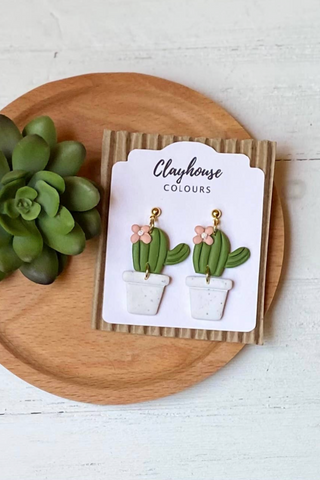 Pots n' Plants Clay Earrings