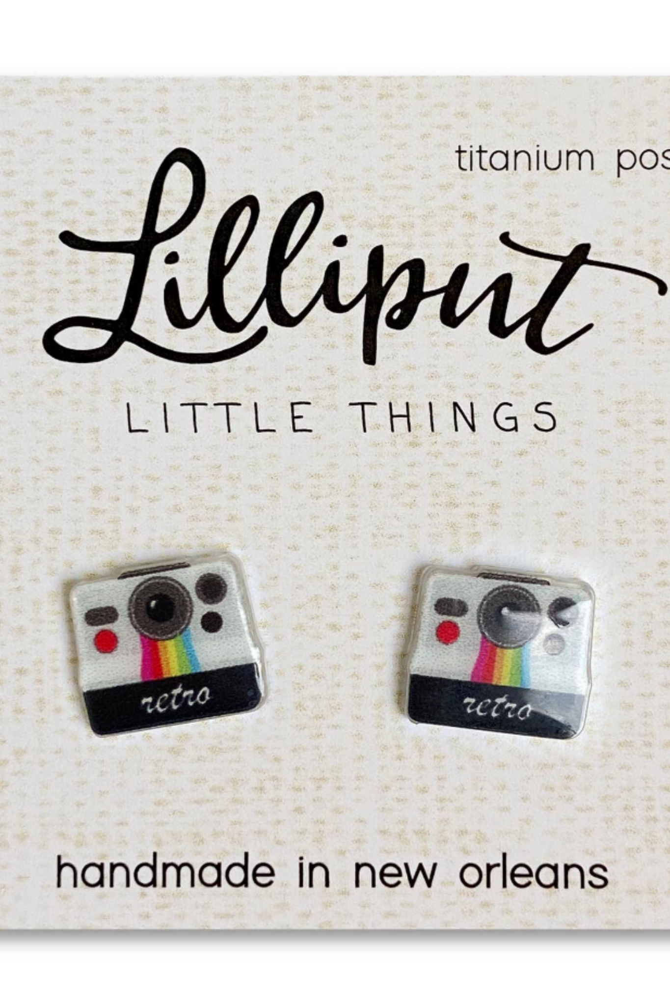 Polaroid Stud Earrings